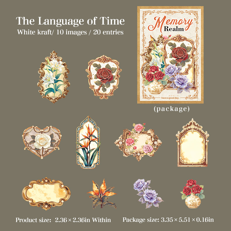 20pcs vintage sticker pack(S26080504)