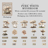 25pcs mushroom sticker pack (S25110604)