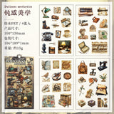 4pcs vintage sticker pack (S25111804)