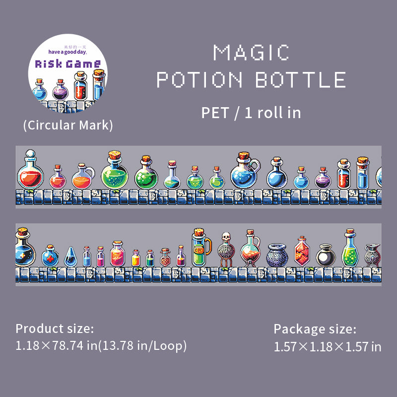 1 rulle riskspel PET-tejp (T26032404)