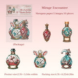 Bottle sticker pack 10pcs