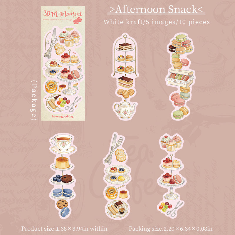 10pcs coffee time sticker pack(S26052104)