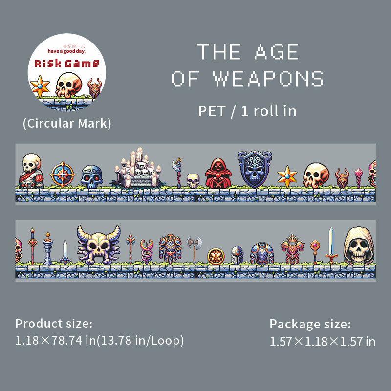 1 rulle riskspel PET-tejp (T26032404)