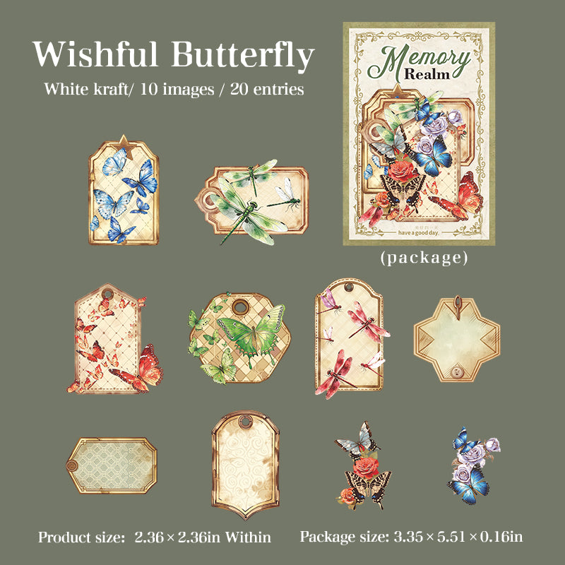 20pcs vintage sticker pack(S26080504)