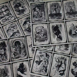 6pcs A4 size dark Alice paper pack (P25121009)
