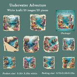 10pcs adventure diary sticker pack (S25100904)