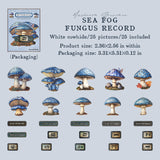 25pcs mushroom sticker pack (S25110604)