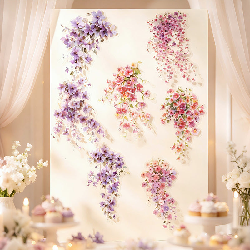 10pcs flower sticker pack(S26071906)