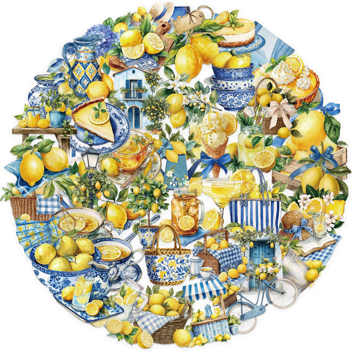 50pcs lemon sticker pack(S26060312)