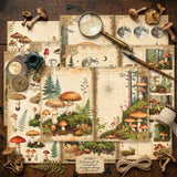 Mushroom 8pcs paper pack