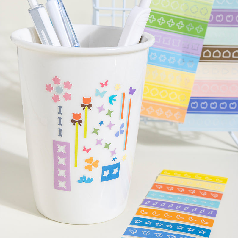 8pcs cute mini pre-cut sticker pack (S26050703)