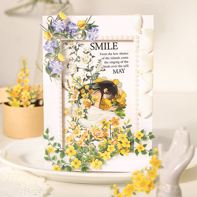 20pcs flower sticker pack(S26061605)