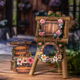 15pcs wooden board sticker pack (S25090401)