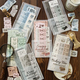 10pcs vintage pre-cut sticker pack (S25050509)