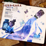 8pcs gothic bottles sticker pack (S25112402)