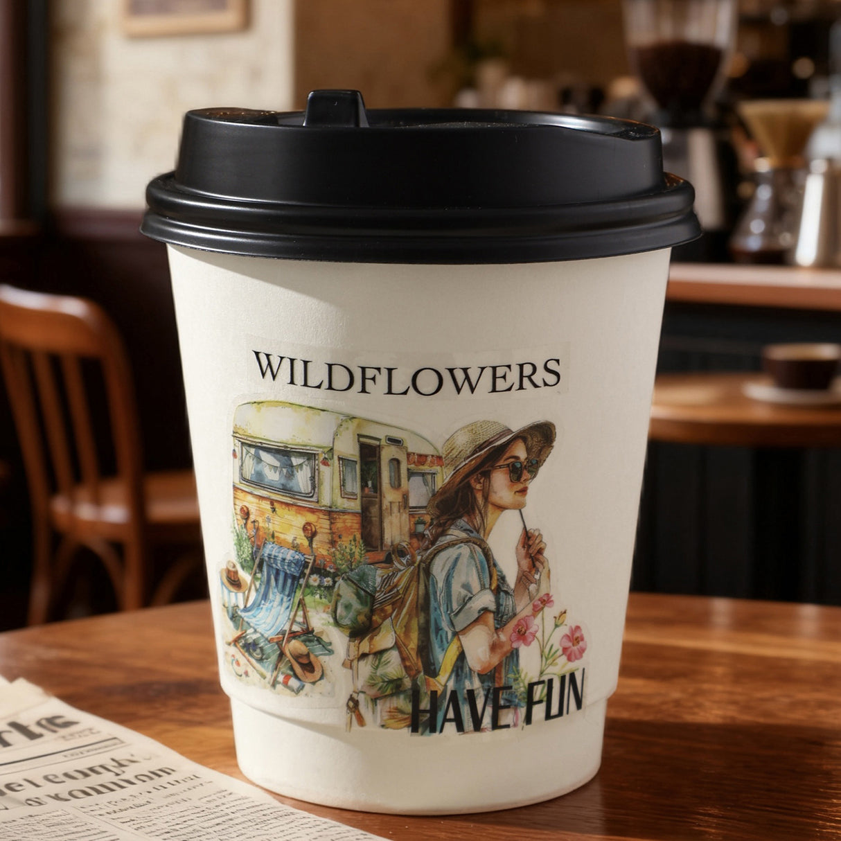 6pcs character pre-cut sticker pack (S25110605)