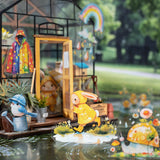 15pcs rain shelter animals sticker pack (S25070201)