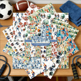 24 st 6-tums sportpapperspaket (TZB25121507)