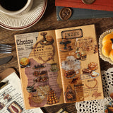 4pcs vintage sticker pack (S25111804)