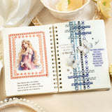 16 ark kant PET+washi stickerbok (TZB26030305)