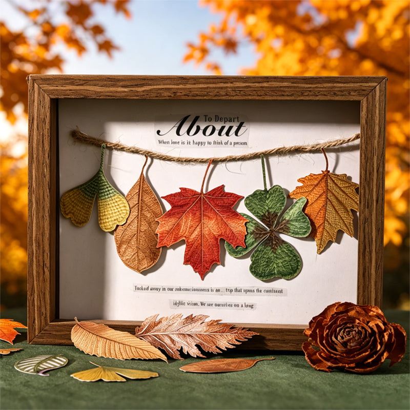 20pcs autumn leave sticker pack(S26071108)
