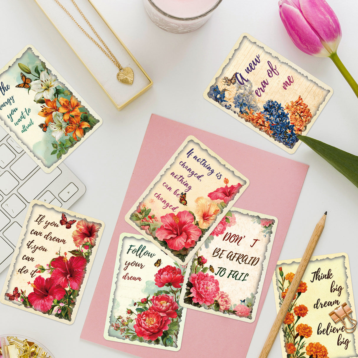 50pcs words ATC-CRAD (C25091707)