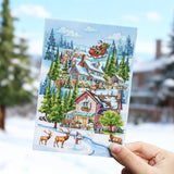 3pcs season scenery sticker pack (S25112701)