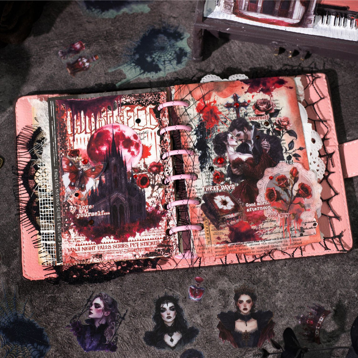 Gothic sticker pack 30pcs
