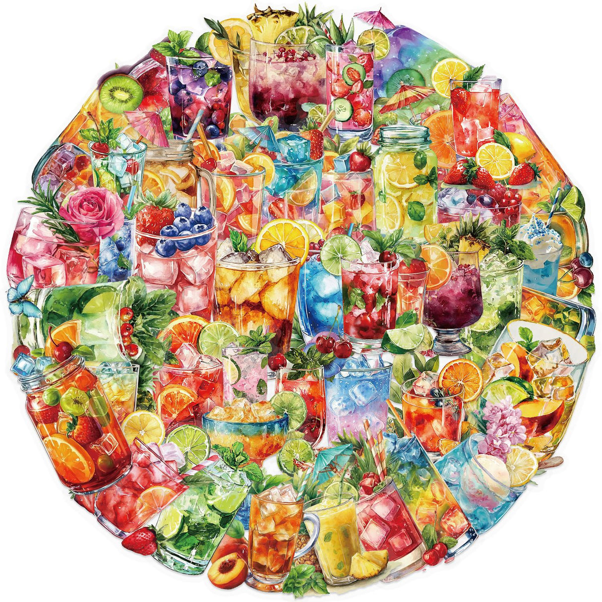 50pcs fruit drink sticker pack (S26041507)