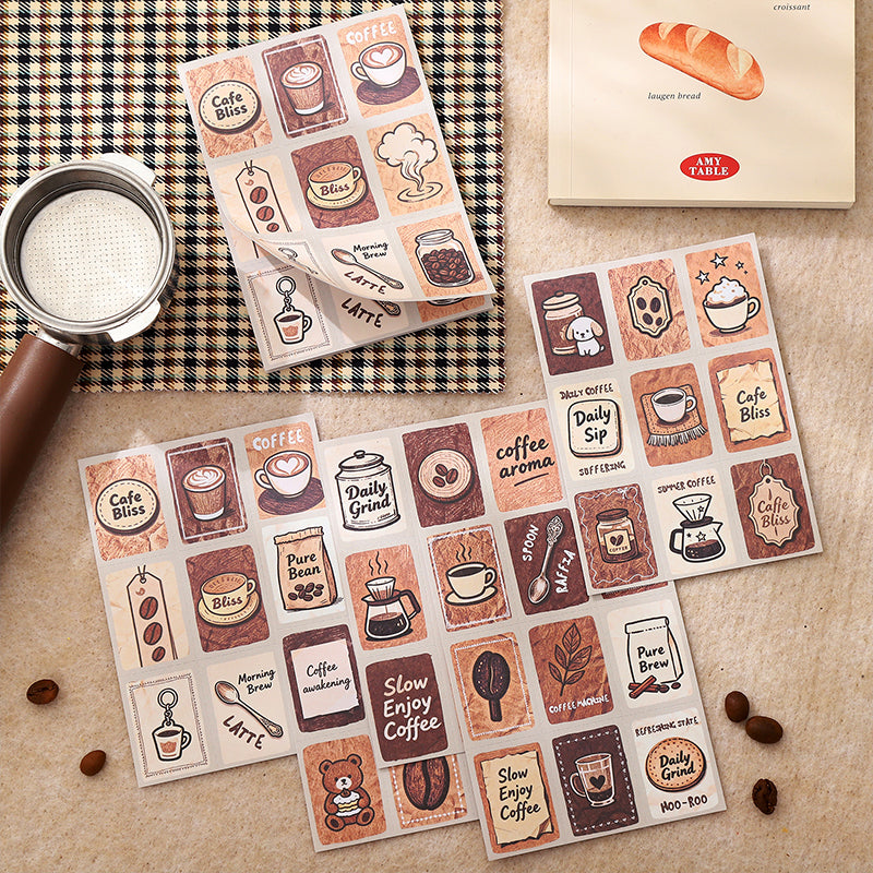 20sheets cute dailylife pre-cut sticker book(TZB26060304)