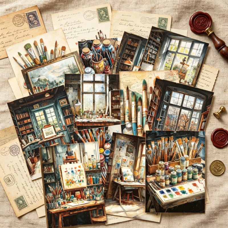 16pcs painting paper pack(P26052006)