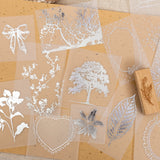 10pcs nature silver sticker pack(S26052707)