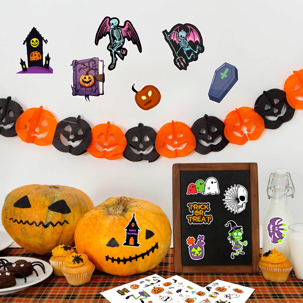 8sheets halloween sticker pack (S26032310)
