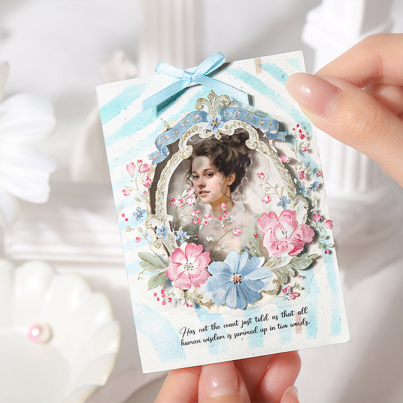 16pcs flower frame sticker pack(S26071908)