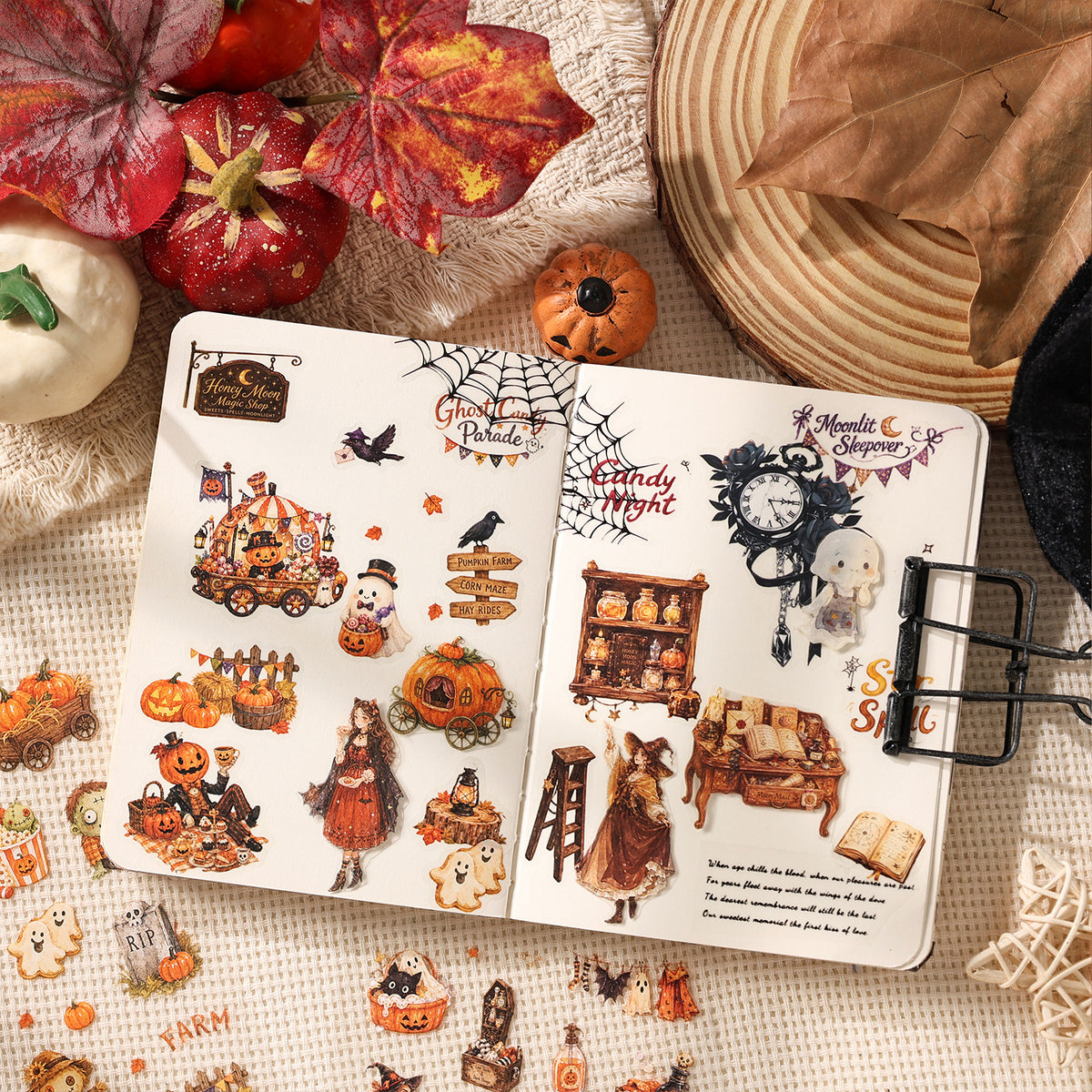 Halloween sticker pack 4 sheets
