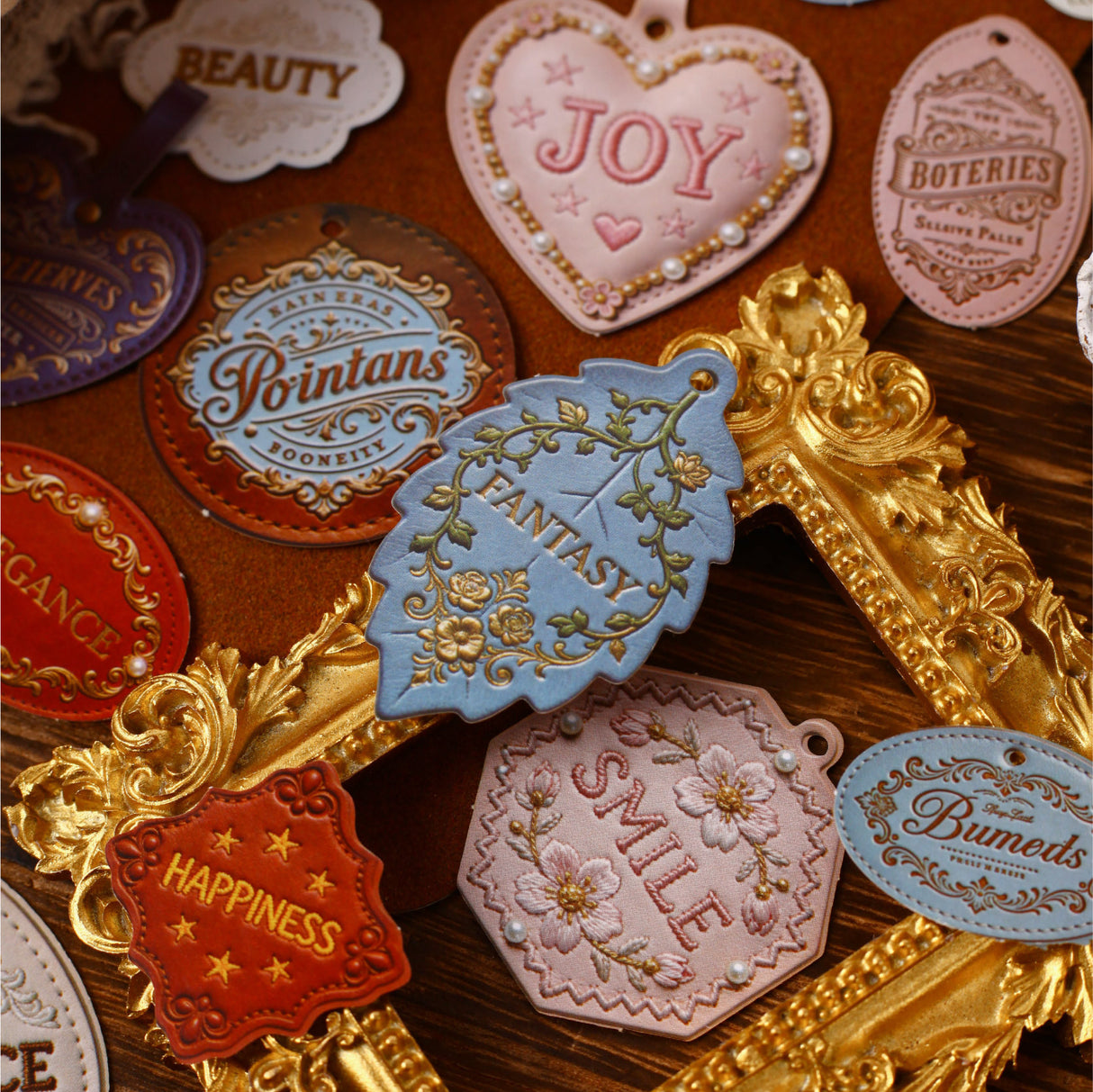 14pcs vintage card sticker pack (S26032602)