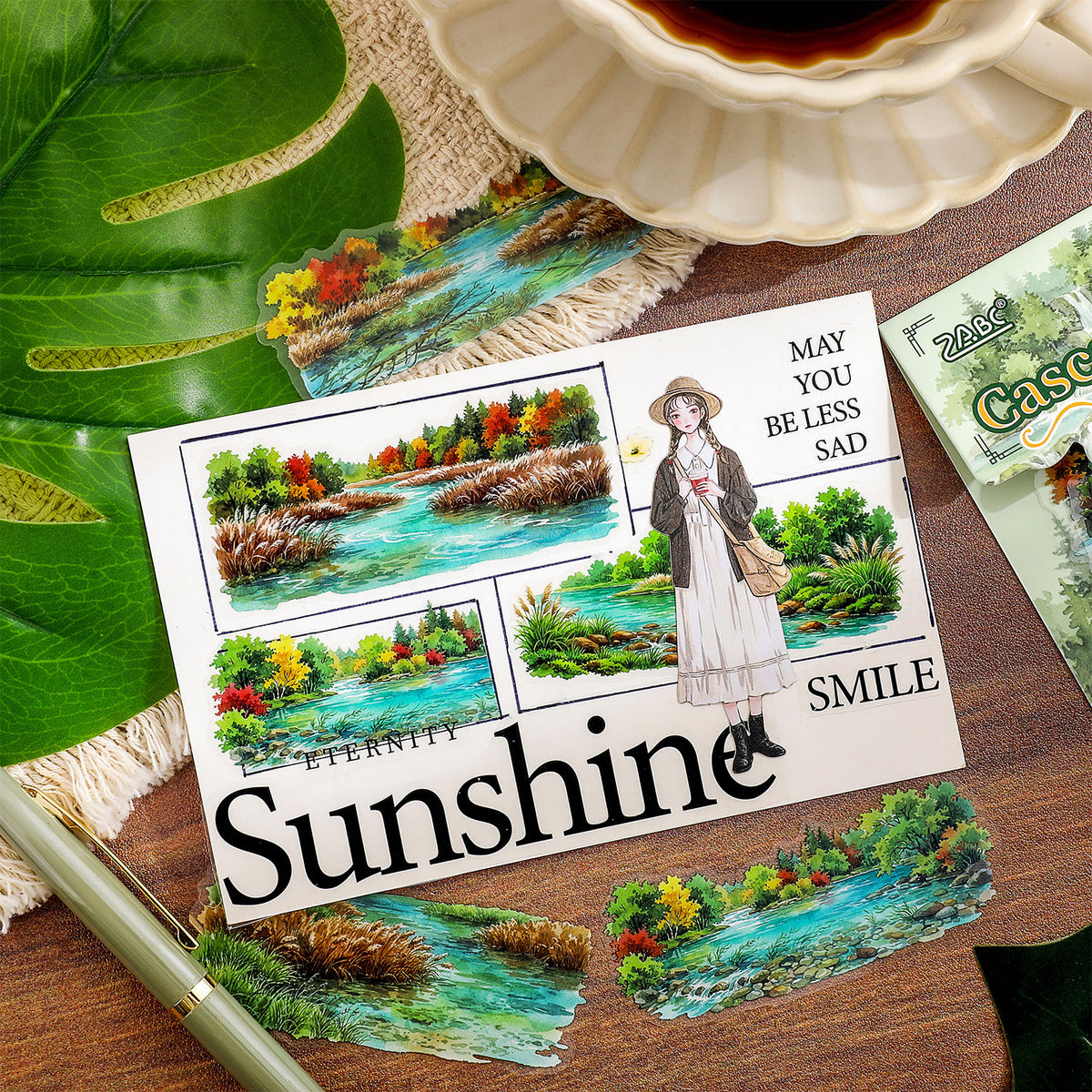 Landscape sticker pack 20pcs