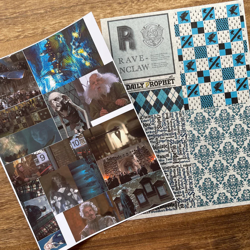 A4 size Ravenclaw Style paper & sticker 25 pcs (S26011201)