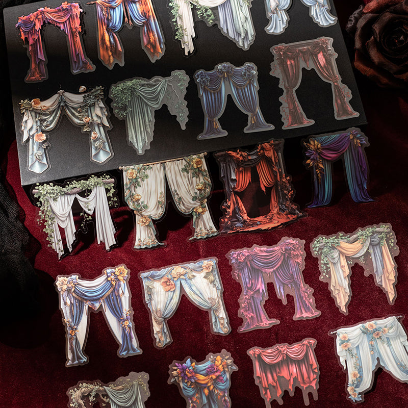 16pcs curtain sticker pack(S26071201)