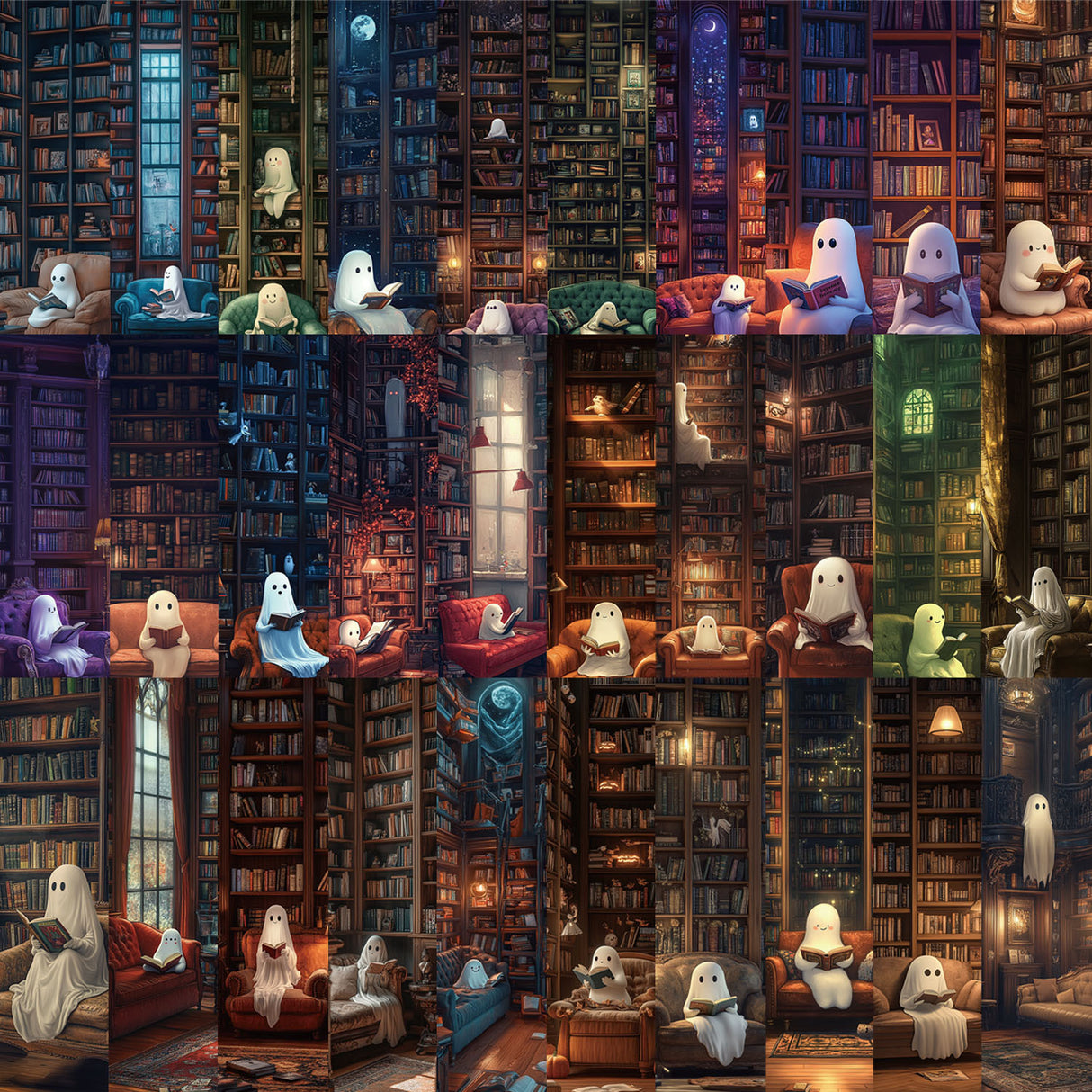 30pcs ghost bookmark card pack(P26061811)