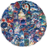 50pcs galaxy rose sticker pack(S26062703)