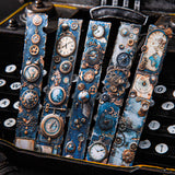 10-pack steampunk-kortklistermärken (S25121601)