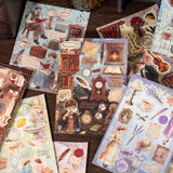 Vintage/retro sticker book 30pages