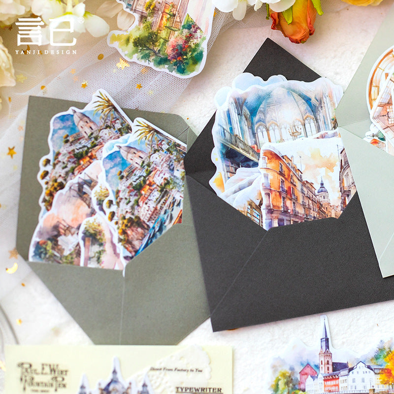 10pcs view of city sticker pack (S26031802)
