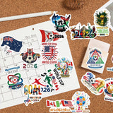 50pcs world cup sticker pack(S26032703)