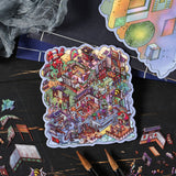 3pcs traditonal gothic sticker pack(S25121510)
