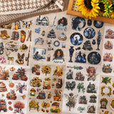 20sheets PET+WASHI sticker book (TZB25062308）