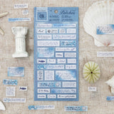 1sheet cloth word sticker pack (S25092506)