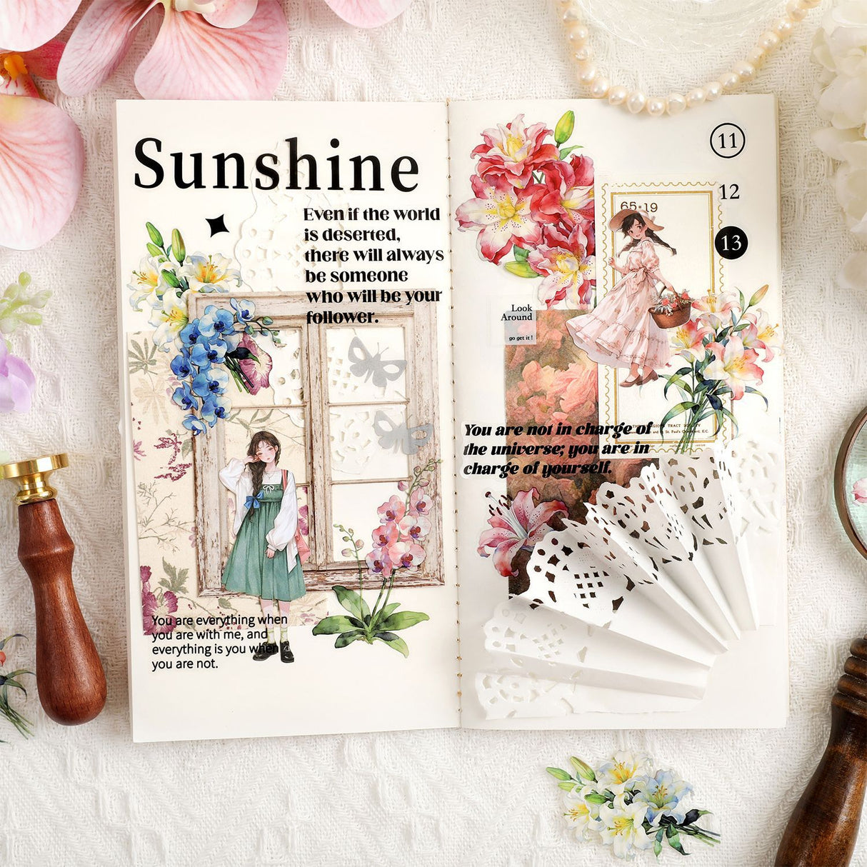 20pcs floral sticker pack(S26052908)