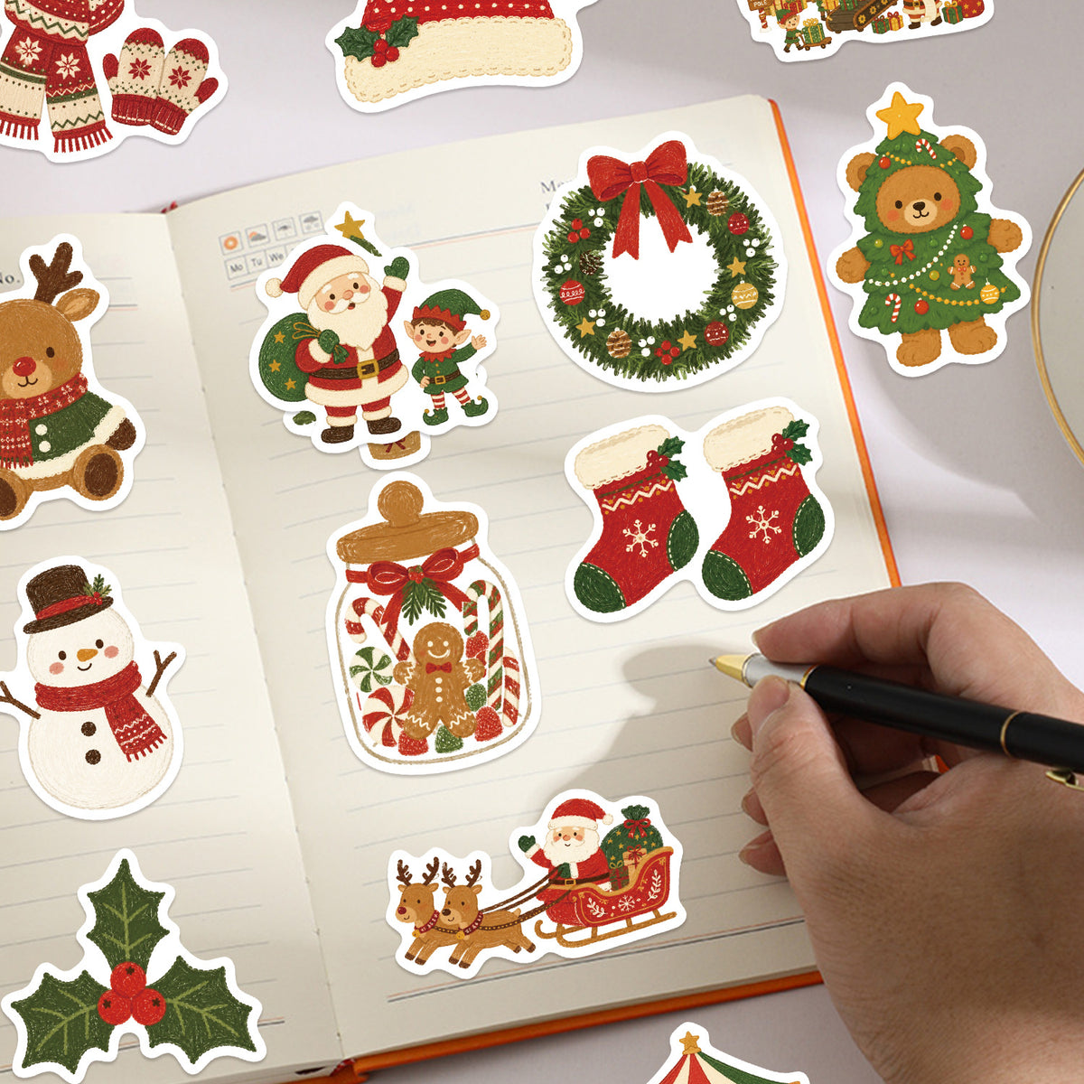 50pcs christmas sticker pack(S26090104)